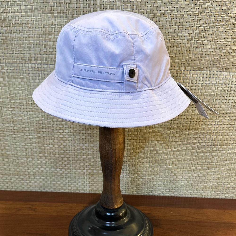 🌟4xHP🌟Adidas Lavender Aeroready Foldable Recycled Polyester Bucket Hat OSFM - Picture 4 of 8